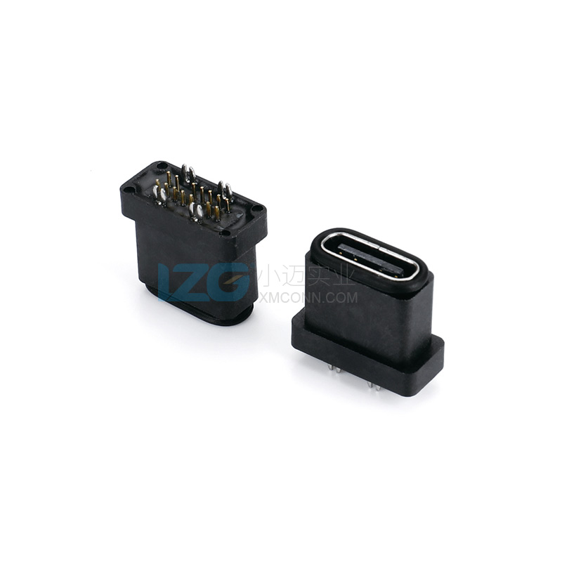 防水Type-C母座3A連接器廠家接插件USB數碼相機充電接口